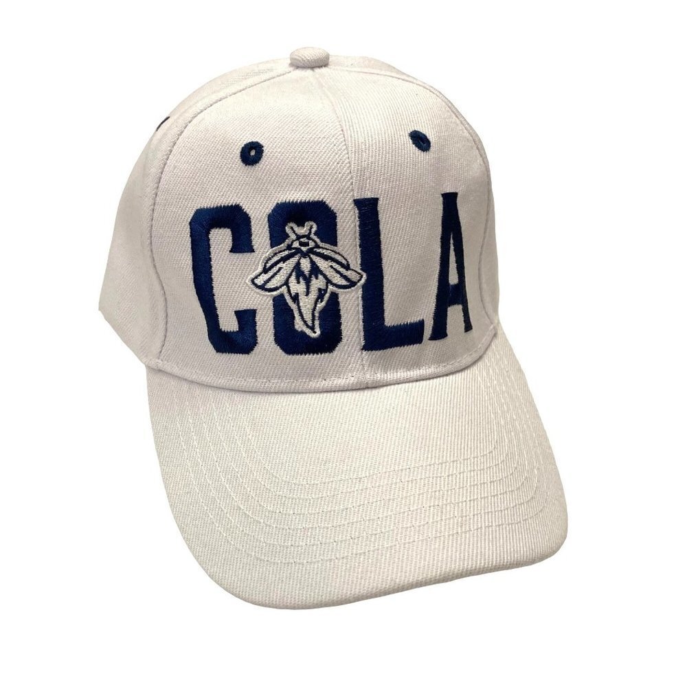 Columbia Fireflies Baseball Cap COLA Embroidered Blue White Strapback‎